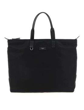 Grande borsa per la spesa del logo