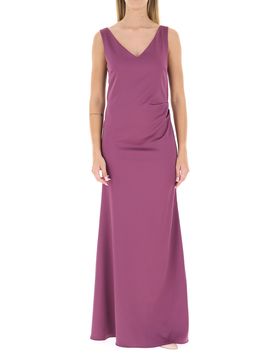 Abito in satin ROSA MALVA S