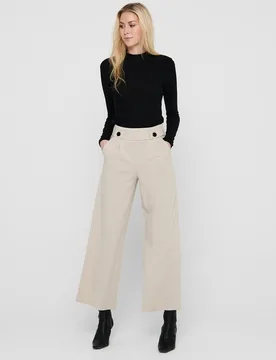 Pantalón de mujer largo de corte ancho - JDY - FashionsVida