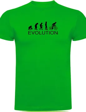Maglietta A Maniche Corte Evolution Bike Green - Kruskis - FashionsVida