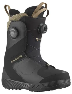 Chaussures De Snowboard Kiana Dual Boa Black / Black / Sepia Tint 22.5 - Salomon - FashionsVida