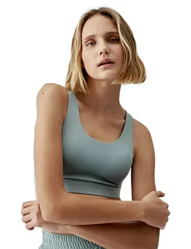 Haut De Sport à Maintien élevé Padma Salvia Green XL