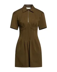 Mini-Kleid Damen Militärgrün 32 Damen