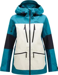 Wasserfeste und atmungsaktive Skijacke aus GORE-TEX® PRO W Vertical Gore-Tex Pro Jkt Hydro Fresh Sand Fog Infinity Teel für Damen