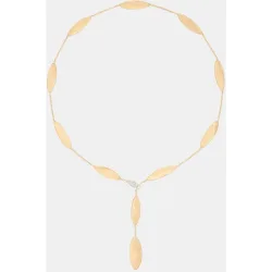 Collar Lunaria Twist Oro amarillo