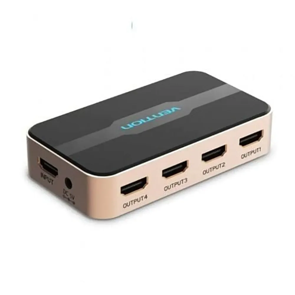 Splitter Hdmi Accg0-eu Black / Gold One Size unisex - Vention - FashionsVida