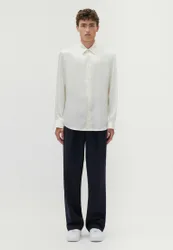 Regular Casual Hemd Uni Ecru L
