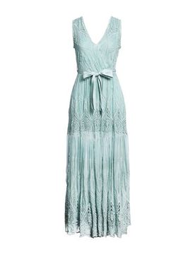 Maxi-Kleid Damen Salbeigrün L,M,S Damen