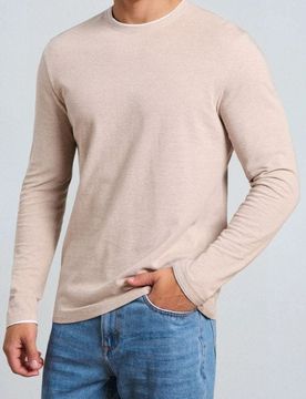 Maglietta a maniche lunghe - beige