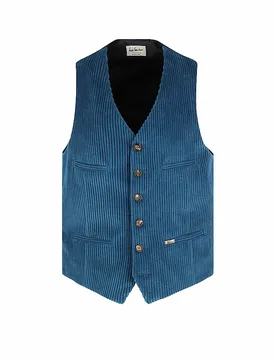 Gilet traditionnel LUSEBASTIAN bleu 48 - LUIS TRENKER - FashionsVida