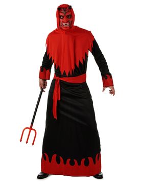 Böser Teufel Halloween-Kostüm schwarz-rot