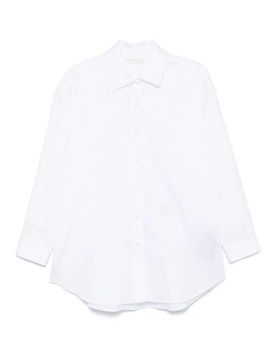 Camicia sciolta brografata da monogramma