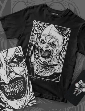 Art The Terrifier cotton shirt All Size Unisex T-Shirt - Aliexpress - FashionsVida