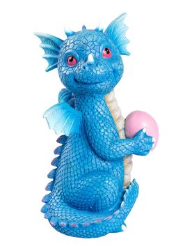 Viva domo Dekofigur Drache blau