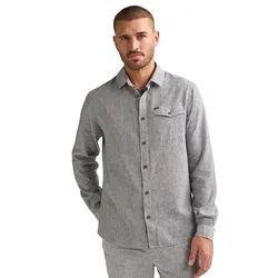 Camicia A Maniche Lunghe M-1060-sil01 Navy Blue XL