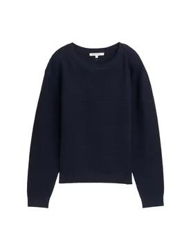 Structured knit pullover female - S - FashionsVida