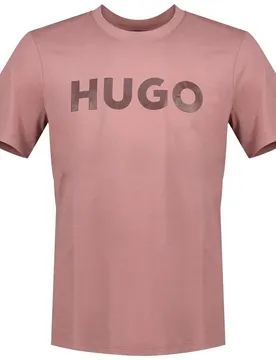 Hugo T-shirt à Manches Courtes Dulivio 10229761 Red Light/Pastel Brown XL