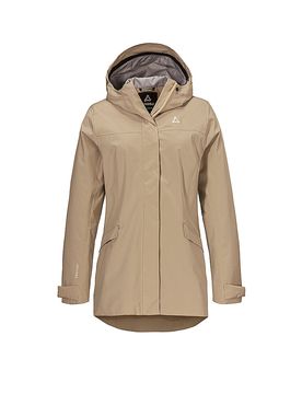 Parka de randonnée Style Circ 2L à capuche beige 36
