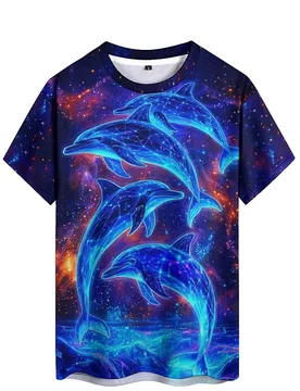 Summer Sports Suburban Travel Men's 3D Printed Short Sleeve T-Shirt - Pajama Holiday Gift - Aliexpress - FashionsVida