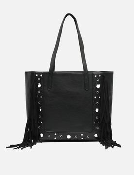 Catrinas grand sac shopper avec détails métalliques et franges