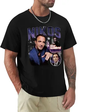Nikos Aliagas Star Academy Vintage 90's T-Shirt Simple Casual Short Sleeve Tee - Aliexpress - FashionsVida