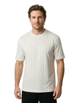 Exchange T-shirt à Manches Courtes Xm001228a_f10356f Off White / Ash Allo L