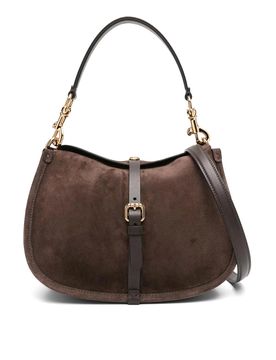 Etro Borsa Pony Scamosciata Brown