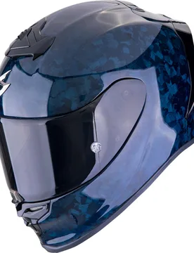 Casco Moto Integrale EXO-R1 EVO CARBON AIR ONYX Blu taglia XS - Scorpion - FashionsVida