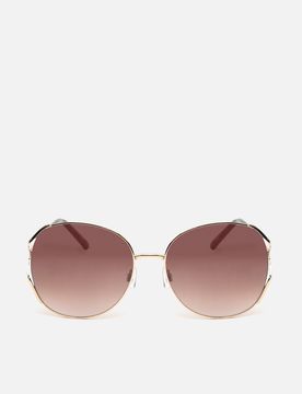 Yoko Runde Sonnenbrille mit Metallrahmen