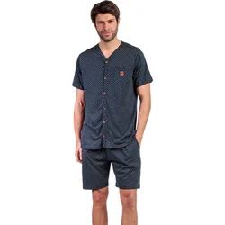 Pyjama-Sets Pyjama Shorts Hemd Kurzarm Leather Eu S;Eu Xl