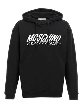 Felpa con cappuccio con stampa logo