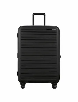 Trolley RESTACKD SPINNER 75cm erweiterbar Black schwarz baby - Samsonite - FashionsVida