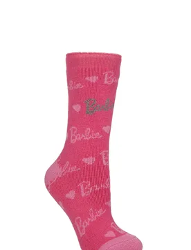 Women's 1 Pair SOCKSHOP 1.6 TOG Lite Barbie Thermal Socks Pink 4-8 - Pink - Size: Small - Heat Holders - FashionsVida