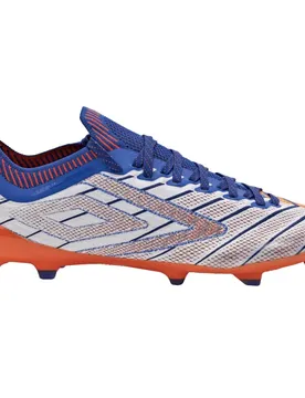 Chaussures De Football Velocita Elixir Pro Fg White / Deep Surf / Vermillion Orange EU 43