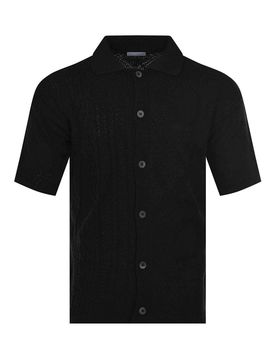 Polo camicia in miscela di cotone