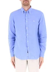 Camicia in lino AZZURRO CHIARO M