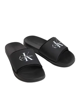Essentials Neoprene Logo Sliders Black male - Calvin Klein - FashionsVida