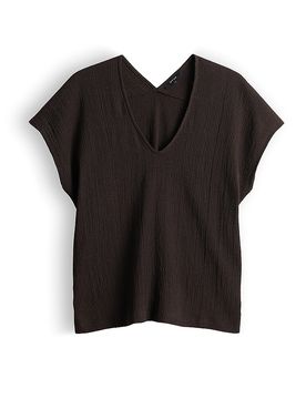 T-Shirt SIRUKUS STRUCTURE braun 42 damen