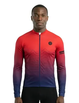 Maglia A Maniche Lunghe Mountain Trend Black