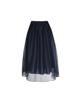 Maxirock WKDVISINO dunkelblau 38 damen