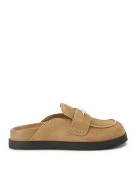 Women's 'Tobin Mid Brown' Suede Flats in Brown Size: 4 - Brown - Size: 4 - Steve madden - FashionsVida