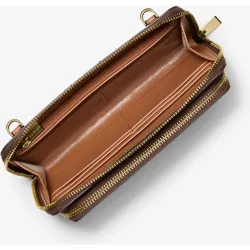 Bandolera de mujer jet set grande transformable con logotipo