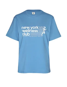 Sporty & Rich T-Shirt blu S - Sporty & Rich - FashionsVida