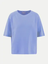 SHORTSLEEVE FINE COTTON Blau S