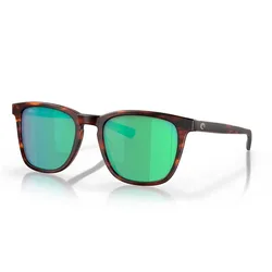 Sullivan Mirrored Polarized Sunglasses Matte Tortoise Green Mirror 580G/CAT2 Men