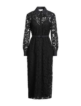 Vestido midi Mujer Negro 32 Mujer