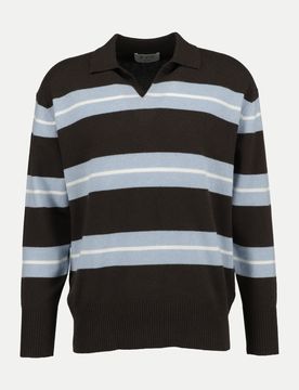Polopullover mit Streifen Braun 52