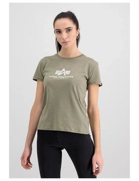 T-Shirt New Basic Frauen - Olive / XL Damen Olive adult Damen
