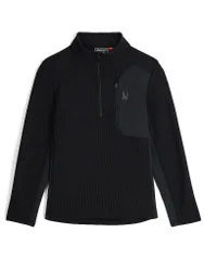 Herren Pullover mit 1/2 Zip BANDIT schwarz M M