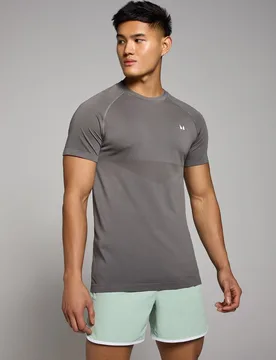 Camiseta sin costuras Teo para hombre de - Roca - XS - MP - FashionsVida